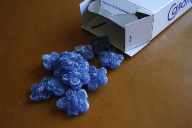 Photo: Violet candies, La violeta, Madrid, Spain/sobremesainspain.com