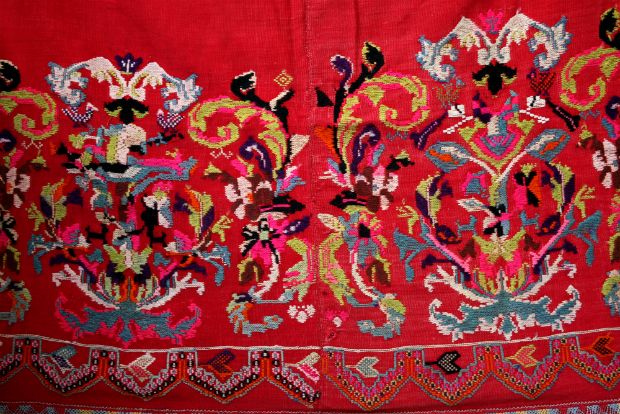 φωτο: Κρητικό γεωμετρικό υφαντό, Έφη Παρούτσα