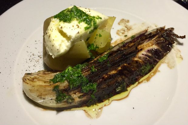 Νιόκι κολοκύθας με πεταλίδες και σχοινόπρασο [photo: Κική Τριανταφύλλη]