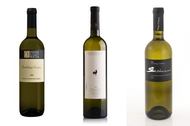 Μονοποικιλιακά λευκά κρασιά από Σαββατιανό Μάτσα, Παπαγιαννάκου και Βασιλείου