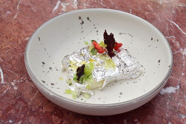 "φέτα σε αλουμινόχαρτο"