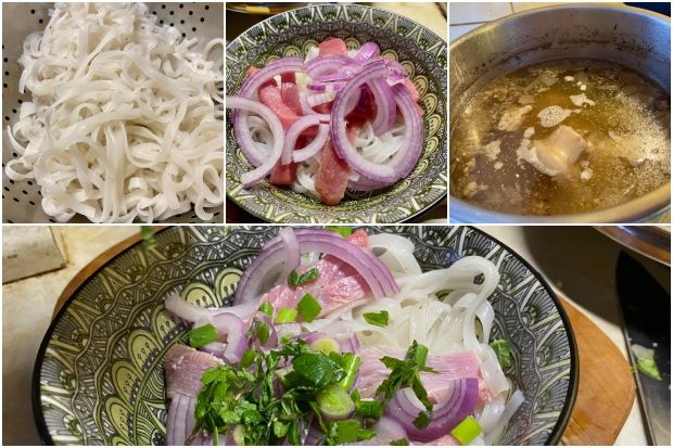 Με το πρώτο γέμισμα με ζωμό ζεσταίνουμε τα υλικά, μετά το δεύτερο σερβίρουμε