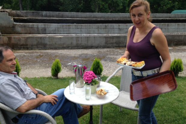 Πέστροφες καθαρισμένες / φωτό: Κική Τριανταφύλλη