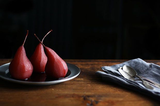 Αχλάδια σε ηδονικό λουτρό