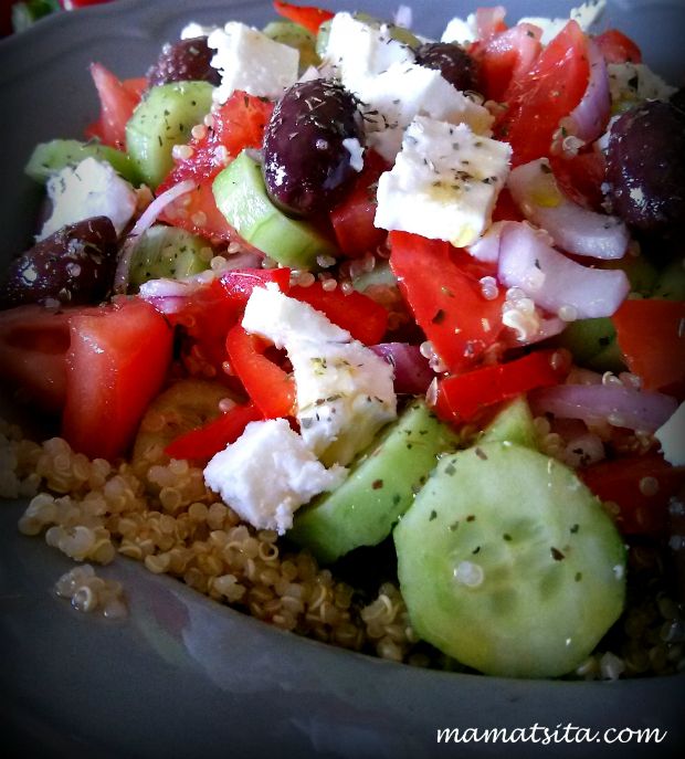 Χωριάτικη σαλάτα με κινόα