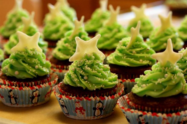 Χριστουγεννιάτικα cupcakes για το λουτρό