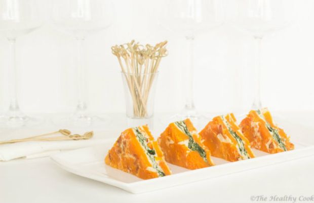 Φριτάτα με κολοκύθα & σπανάκι: το εντυπωσιακό finger food!