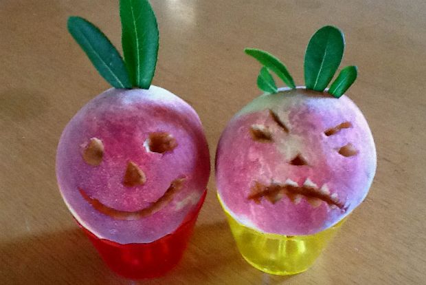 Γελαστή ωδή στα λεμονάτα ροδάκινα