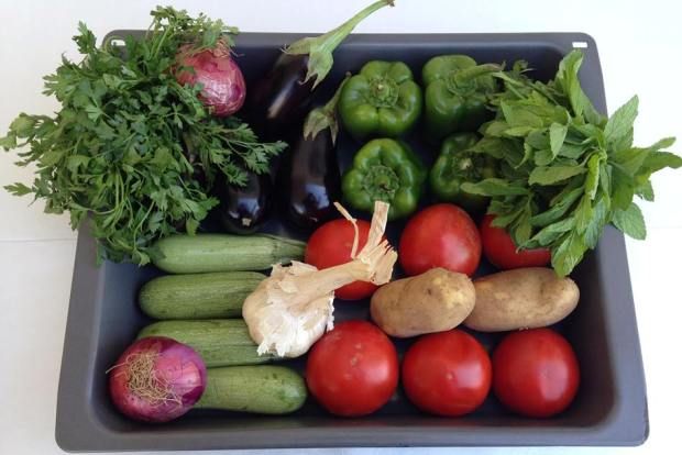 Γεμιστά με κιμά, ρύζι και πλιγούρι