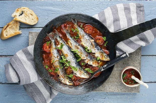 Γεμιστές σαρδέλες, στο τηγάνι