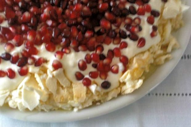 Η πάβλοβα του χειμώνα, με ρόδια