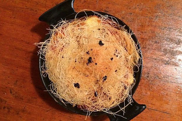 Κανταΐφι με ανθότυρο και μανούρι και και και…