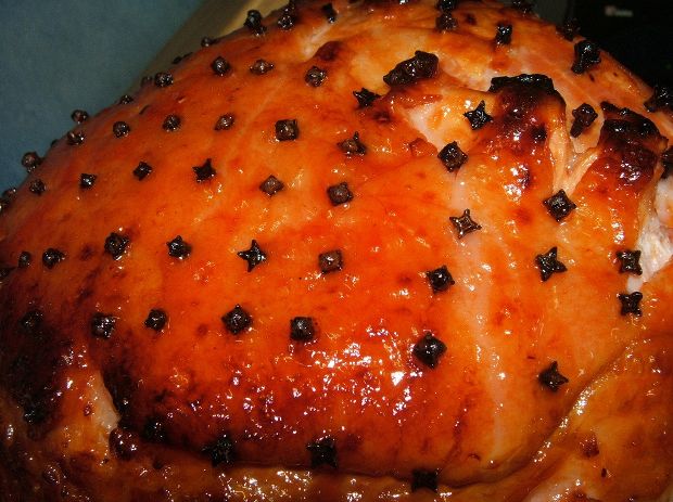 Καπνιστό ζαμπόν με ανανά ή πορτοκάλι