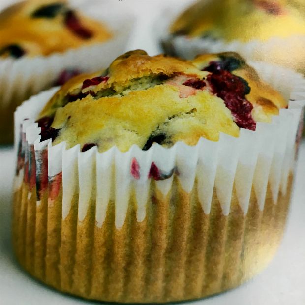 Κεκάκια με cranberries για όλες τις ώρες