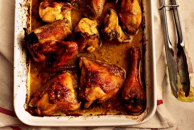 Κοτόπουλο με γιαούρτι και ζαφορά