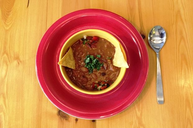 Κουβανέζικη φασολάδα, της Taqueria Maya