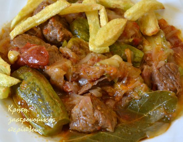 Κρητικό στιφάδο του καλοκαιριού