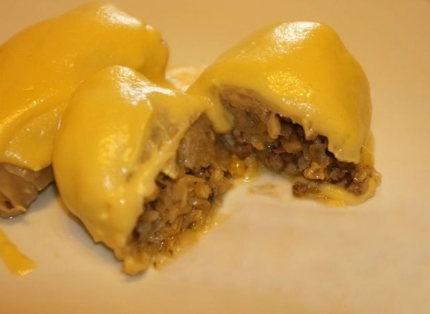 Λαχανοσαρμάδες με καπνιστό λουκάνικο