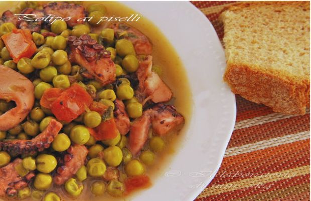 Λαδερός αρακάς με λίγο… θάλασσα