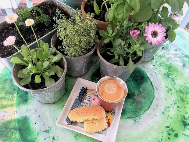 Λεμόνι-μαστίχα, μπισκότα σε παραλλαγή