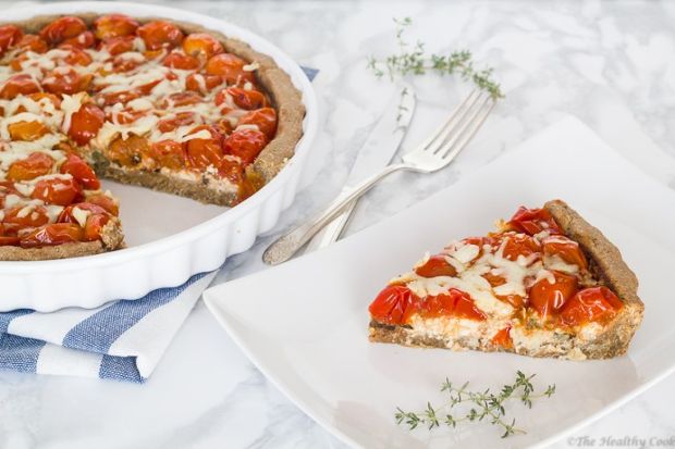 Όλη η γεύση της θερινής ντομάτας σε μία τάρτα