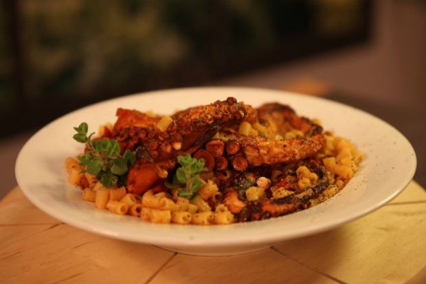 Μακαρονάκι με χταπόδι: φουλ γλύκα και άρωμα!