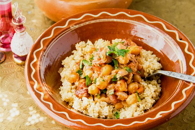 Μαροκινά ρεβίθια με κινόα