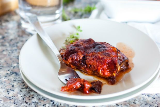 Μελιτζάνες σκορδοστούμπι όπως στο Τζάντε