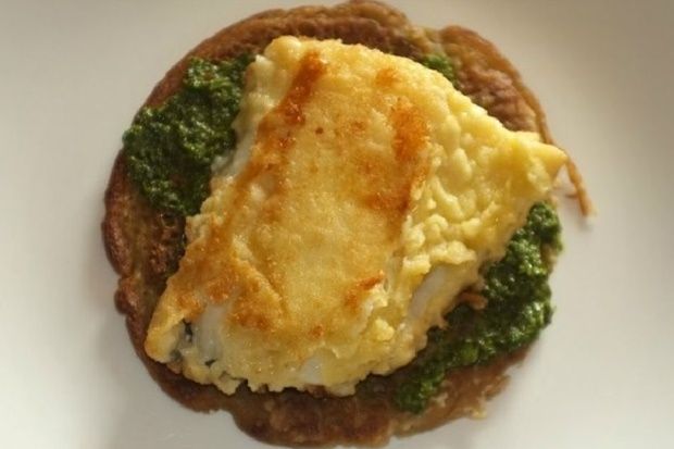 Μπακαλιάρος σε διπλό φόντο