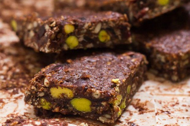 Μπάρες δημητριακών με σοκολάτα