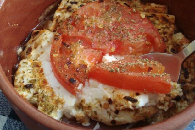 Μπουγιουρντί, ντομάτα με φέτα στο φούρνο