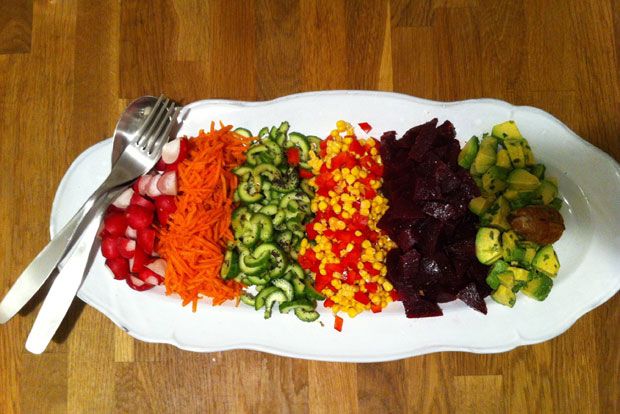 Ολοζώντανη φύση στην καρδιά του τραπεζιού