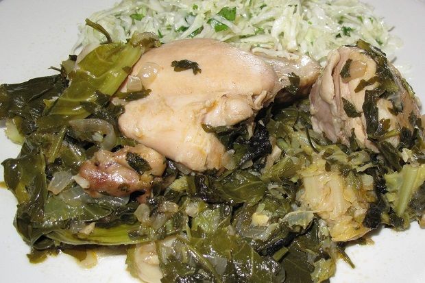 Παραπούλια γιαχνί με κοτόπουλο