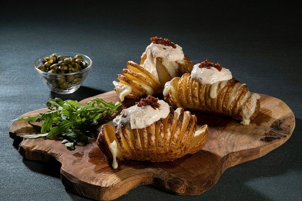 Πατάτες Hasselback, my way