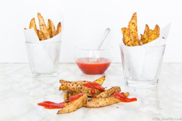 Πικάντικες “Τηγανιτές” Πατάτες στον Φούρνο