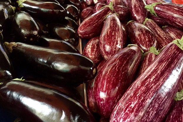 Πιλάφι με μελιτζάνες και λικέρ μαστίχας