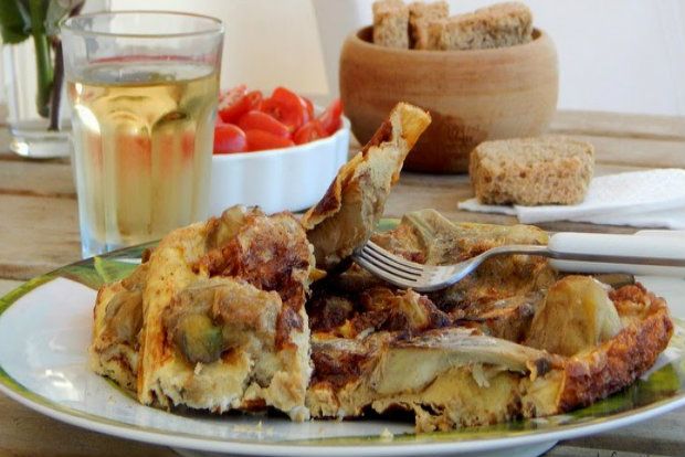 Πιο κοντά στη φύση με μια ομελέτα με αγκινάρες