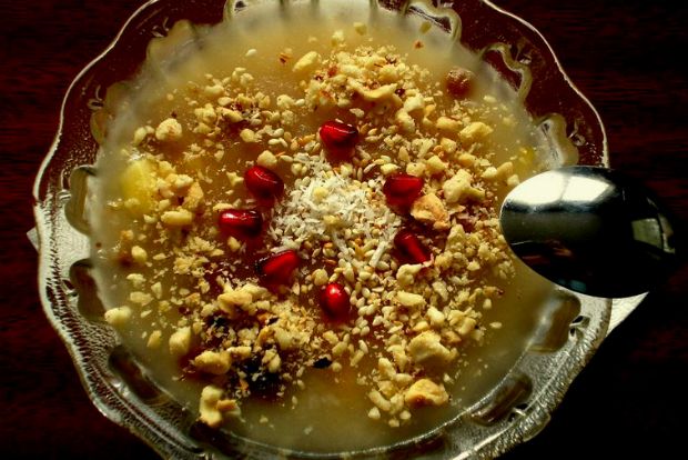 Πολίτικος ασουρές με πορτοκάλι