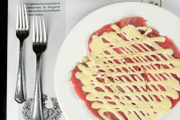 Pop up και αυθεντικό καρπάτσιο