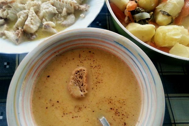 Ψαρόσουπα βελουδένια από μαμά επιδέξια