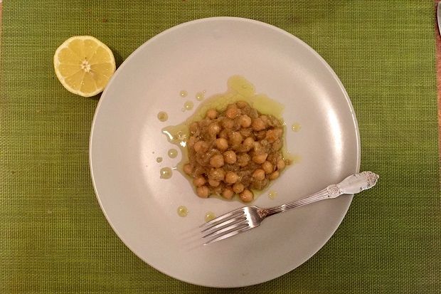 Ρεβίθια με πράσα στον φούρνο