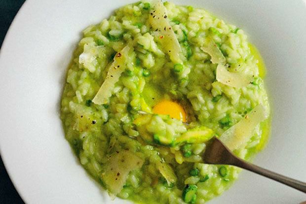 Ριζότο: φουλ της άνοιξης