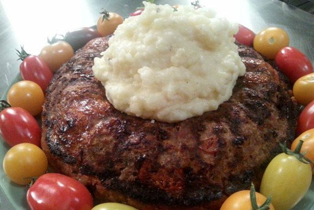 Ρολό κιμά και ο τέλειος μαμαδοπουρές