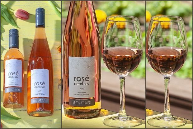 Rose Demi Sec Boutari: Ενα ροζέ για γλυκιές στιγμές