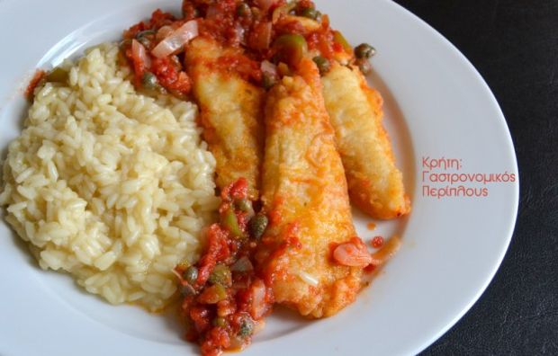 Σε 20 λεπτά τρώμε: φιλέτα ψαριού με σάλτσα κάπαρης