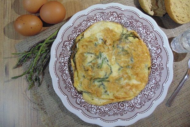 Σφαράγγια ή σπαράγγια άγρια, ομελέτα