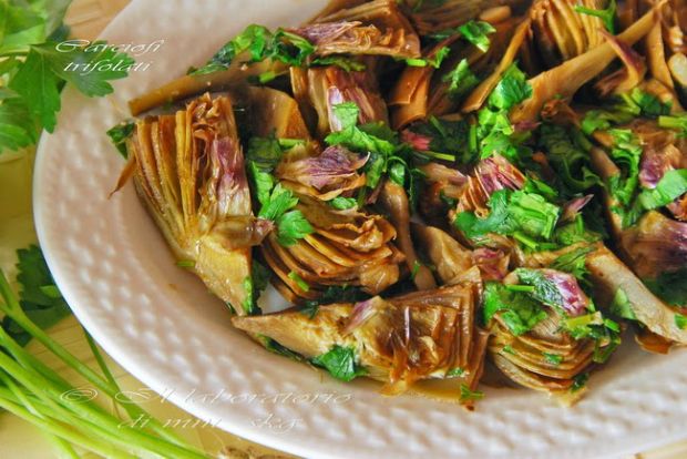 Τα ιταλικά: αγκινάρες trifolati στο τηγάνι