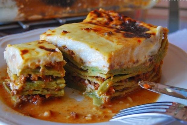 Τα Ιταλικά: Φρέσκα πράσινα λαζάνια