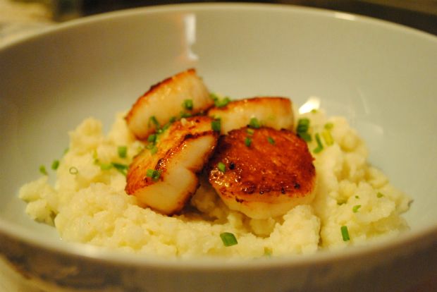 Τα νέα μου σχέδια: χτένια σε ταρτάρ από κουνουπίδι