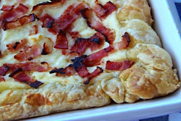 Τάρτα με κρέμα φέτας και μπέικον και ξέχνα τις πίτσες!